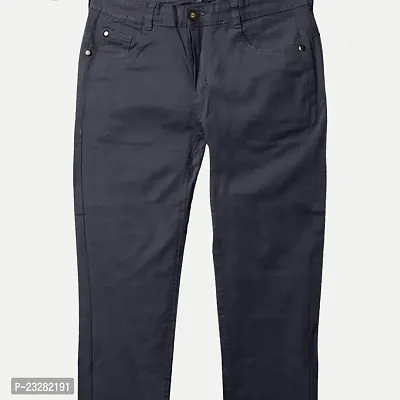 Rad prix Boys Navy-Blue Regular-fit Trousers-thumb2