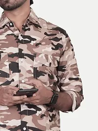 Rad prix Men All-Over Military Red Camouflage Shirt-thumb2