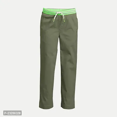 Rad prix Olive Contrast Waistband Pants-thumb2