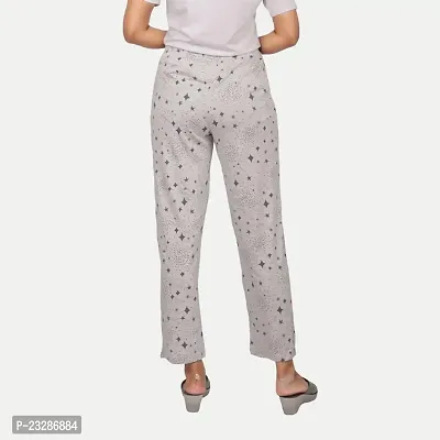 Rad prix Women Grey Star Printed Pyjamas-thumb4