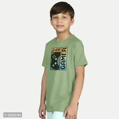 Boys Pista Printed Gamer on T- Shirt-thumb3