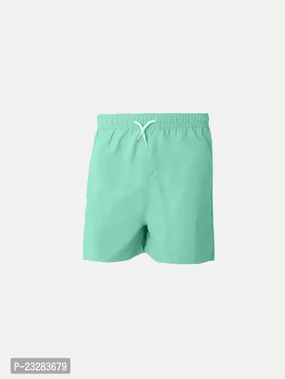 Rad prix Boys Turquoise Solid Casual Shorts