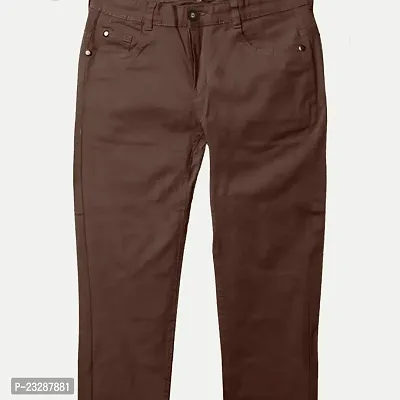 Rad prix Boys Brown Regular-fit Trousers-thumb2