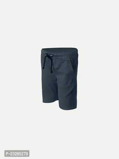 Rad prix Boys Pale Blue Solid Shorts-thumb2