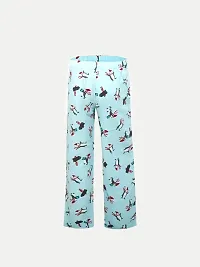 Rad prix Teen Girls Aqua Floral -Printed Pants-thumb3