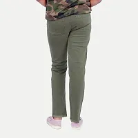 Rad prix Women Green Denim Pants-thumb3