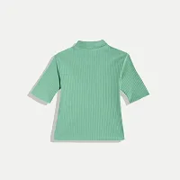 Rad prix Women Pale Green Cropped T Shirts-thumb4