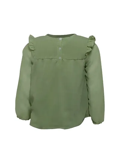 Rad prix Solid Blouse (4-5Y, Light Green)