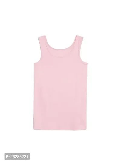 Rad prix Light- Pink Solid Tank-top