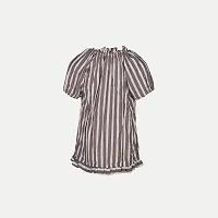 Trendy Cotton Striped Top For Girls-thumb3