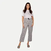 Rad prix Women Grey Boat Print Pyjamas-thumb2