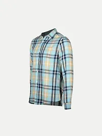 Rad prix Mens Mint Checked Full Sleeve Shirt-thumb1