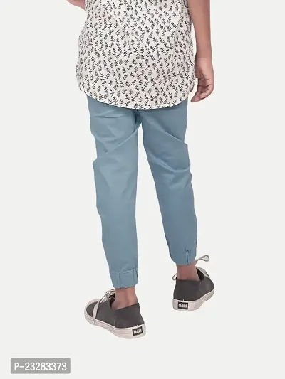 Rad prix Pastel-Light Blue Woven Joggers-thumb4