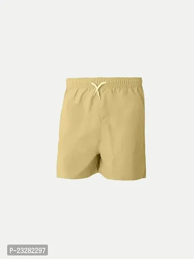 Rad prix Boys Beige Solid Casual Shorts-thumb0