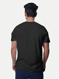 Rad prix Men Casual US Theme Printed Tees - Black-thumb3