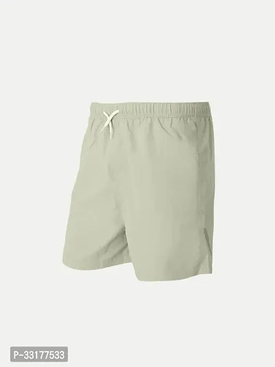 Elegant Grey Cotton Solid Shorts For Boys-thumb2