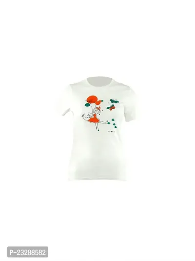 Rad prix White Graphic-Printed T-Shirt