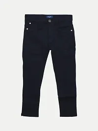 Rad prix Black Regular-Fit Twill Trousers-thumb2