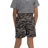 Elegant Grey Cotton Printed Shorts For Boys-thumb3