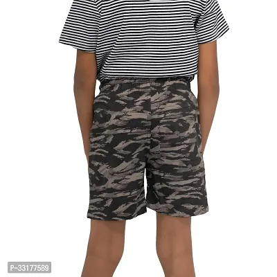 Elegant Grey Cotton Printed Shorts For Boys-thumb4