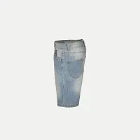 Rad prix Boys Denim Shorts Acid Wash- Light Blue Colour-thumb2