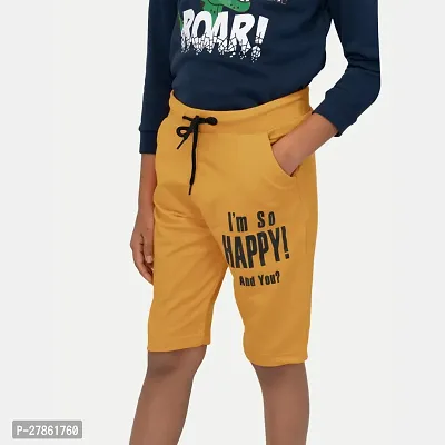 Boys Mango Printed Shorts-thumb3