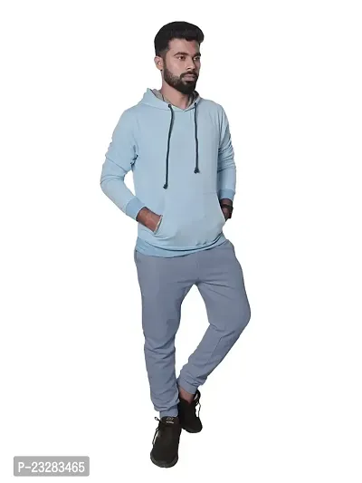 Rad prix Men Solid Navy Cotton Regular Fit Lounge Track Pants