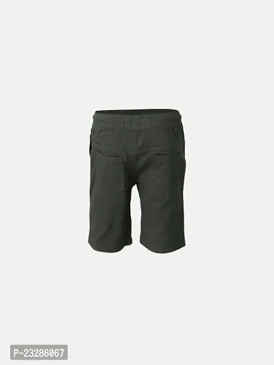 Rad prix Boys Black Solid Shorts-thumb4