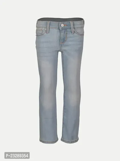 Rad prix Girls Light Blue Heavy Washed Denim Pant