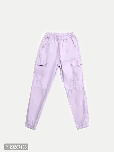 Light Purple Casual Cargo