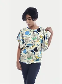 Rad prix Women White Floral Printed Blouse-thumb1