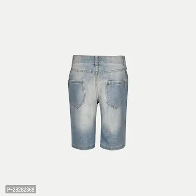 Rad prix Boys Denim Casual Shorts - Light Blue Colour-thumb4