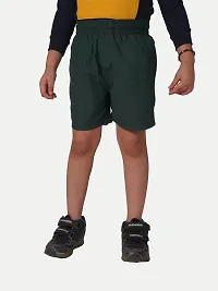 Rad prix Boys Green Solid Casual Shorts-thumb1