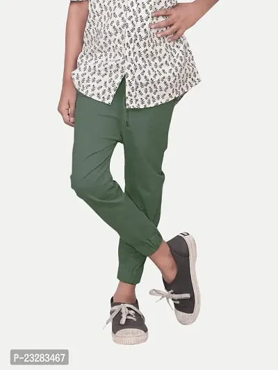 Rad prix Pastel-Green Woven Joggers-thumb3