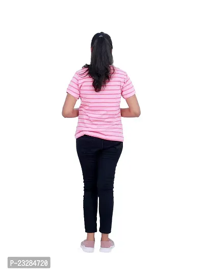 Rad prix Women Stripe Printed Tees-thumb4