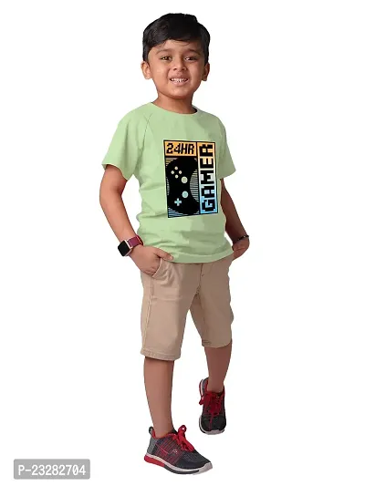 Boys Pista Printed Gamer on T- Shirt-thumb0