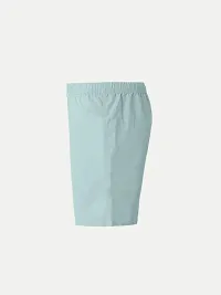 Elegant Blue Cotton Solid Shorts For Boys-thumb2