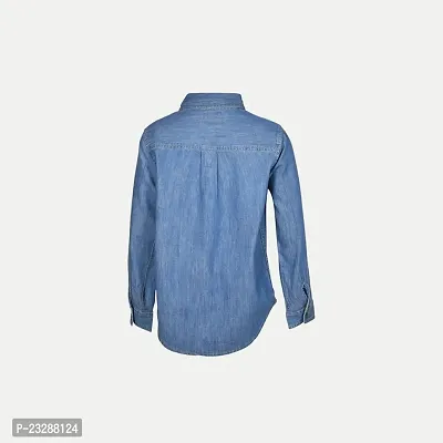 Rad prix Boys Light Blue Washed Shirt-thumb4