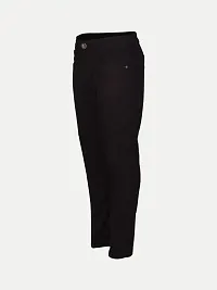 Rad prix Boys Solid Black Woven Trouser-thumb3