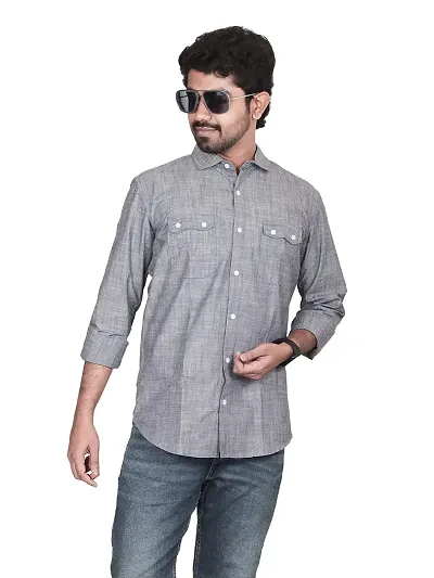 Rad prix Men Solid Textured Shirt