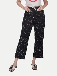 Rad prix Women's Navy Blue Polka Dot Printed Pyjamas-thumb2