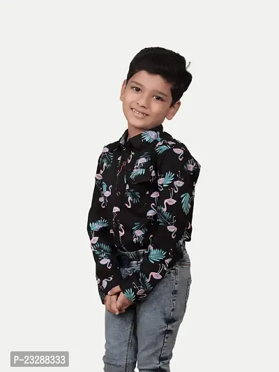 Teen Boys Printed woven shirt-thumb2