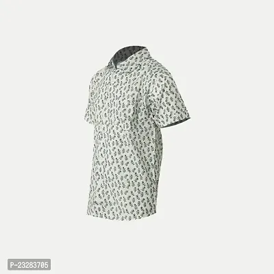 Rad prix Boys White All-Over Printed Casual Shirt-thumb2