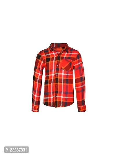 Rad prix Teen Boys Black and Red Checked Casual Shirt-thumb0