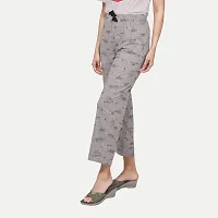 Rad prix Women Grey Boat Print Pyjamas-thumb1