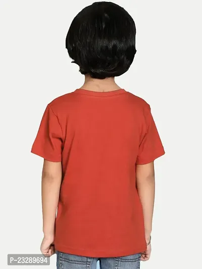 Rad prix Teen Boys Red Graphic Printed Tees-thumb5