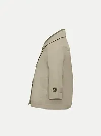 Rad prix Girls Beige Buttoned Jacket-thumb2