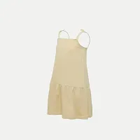 Rad prix Beige Splid Slip-Dress-thumb1