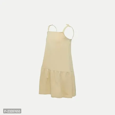 Rad prix Beige Splid Slip-Dress-thumb2