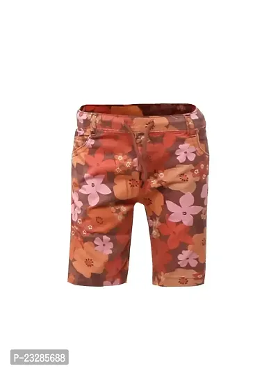 Rad prix Boys Maroon Floral Shorts